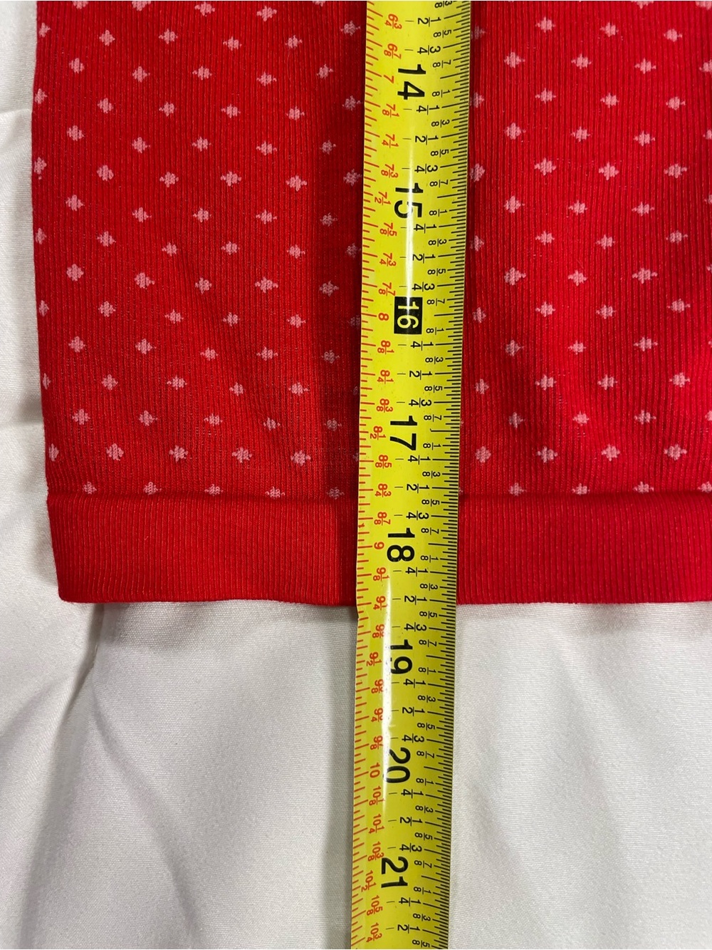 Fabletics Red Fair Isle Nordic Matching Set Leggings Top Women’s M Holiday - Picture 6 of 12